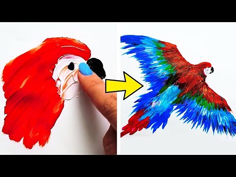 31 AMAZING AND EASY FINGER PAINTING IDEAS FOR BEGINNERS