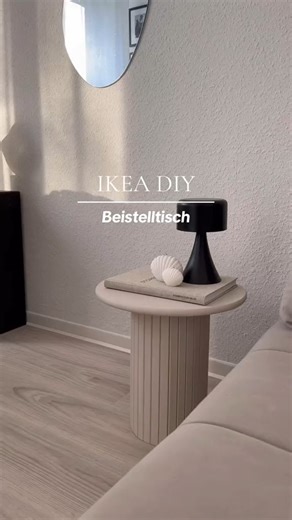 Would you try this DIY side table or keep it minimal?  #ikeahacks #diyikea #ikeadecor #ikeahome #homehacks #diyprojects #creativeDIY #easyDIY #ikeafinds #diyhomedecor | Calm Corners | Facebook