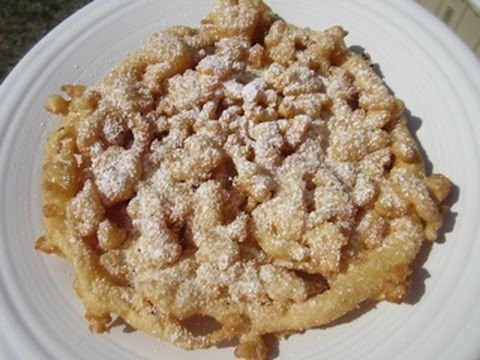 FUNNEL CAKE - How to make FUNNEL CAKES Demonstration