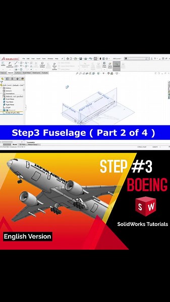 Diseño de avión en SolidWorks: Parte 2