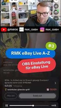 #3 RMK explains Live Selling on eBay Live: OBS settings | eBay for Business DE