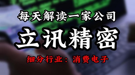 每天解读一家上市公司：立讯精密