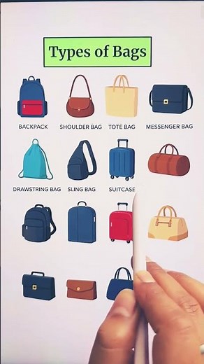 Different Types of Bags 📚🌍 #different #types #bag #knowledge #education #information #shorts #share