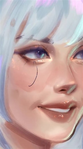 New Procreate brush test 🖌 #procreateart #digitalartist