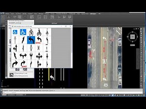 SERI Traffic Signs & Earth (Draw MUTCD Pavement Markings AutoCAD)
