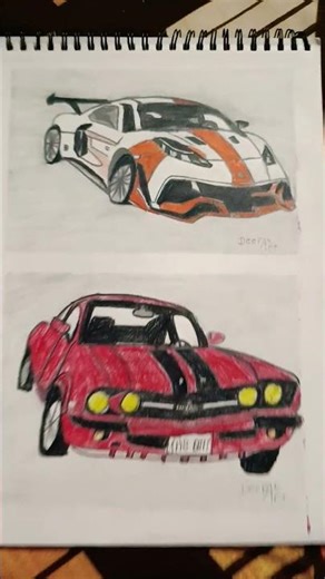 drawing of a car 🚗| sketch of a sport car