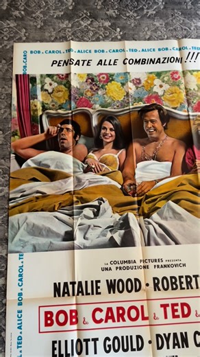 Jef Kearns on Instagram: "39 by 55 inch poster from 1969. One of my favorite films! #nataliewood #vintageposterart"