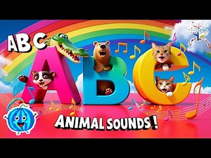 🅰️ Animal Sounds ABC Song AZ19 | Learn Alphabet with Real Animal Sounds 🐘🐶🐒