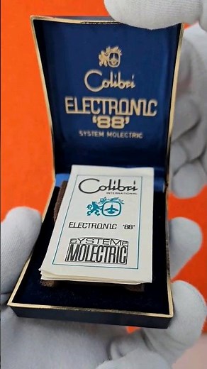 🇬🇧 The "Molectric 88" Electronic Lighter by Colibri [1980s] 🇬🇧 #unboxing #vintage #fire