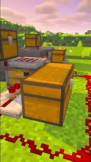 How To Setup an Auto Crafter #minecraft #shorts #minecraftredstone #minecraftbuildingtutorial