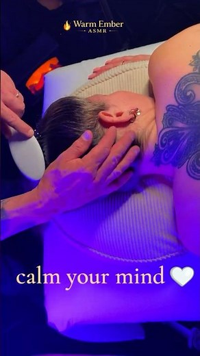 Gentle Hair Brushing ASMR 🤍 Soft Relaxing Tingles #shorts