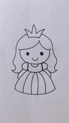 Baby Princess Drawing || #shorts #art #youtubeshorts #trending #viral
