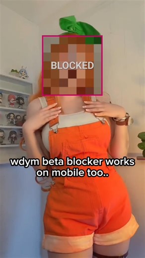 block out any person on your phone 🥰 #egirl #cosplay #app