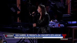 🎤✨ ¡ANA GABRIEL SE PRESENTARÁ ESTA NOCHE EN MILWAUKEE! 🎶 | Telemundo Wisconsin