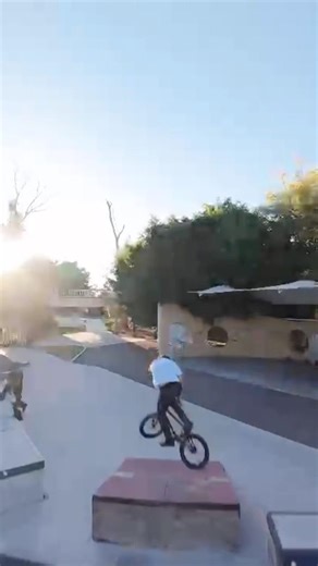 Dron me sigue en el Bowl #bmx #queretaro