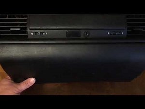 BMW E36 Glove box lid repair