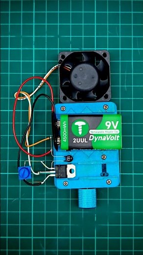 Automatic Temperature Controlled DC Fan – Auto Speed Adjusting Cooling System