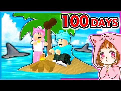何もない無人島で１００日間をサバイバルするロブロックス!!🏝💨【 ROBLOX / ロブロックス 】