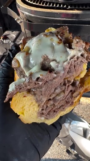 The Primo Junior with the GO Base is the ultimate tailgating companion, offering flexibility and flavor that elevate your outdoor cooking experience. Just take a look at the mouthwatering Philly Cheesesteaks crafted by Hooked on BBQ | Primo Ceramic Grills