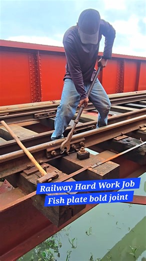745K views · 4.5K reactions | Railway most Hatd work - fish plate bold joint repair #fbreelsfypシ゚viralfbreelsfypシ゚viral #lsviralシfb #fbreelsfypシ゚viralvideo | Rail Zone BD | Facebook