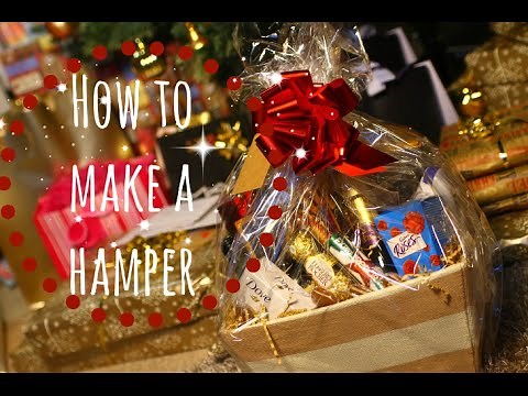 How To Make a Christmas Hamper