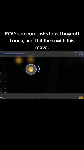 I'm not the best at this game but I'm only playing for fun:) so please no hate 💞 #kpop #loona #osu #fy #loonaedit (POV: someone asks how I boycott Loona, and I hit them with this move.)