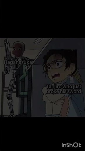 the one and only person of who tanjiro is afraid ☠️☠️😲😲#anime #demonslayer #shorts