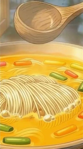 Cozy Rainy Night Cooking | Chicken Noodle Soup in Lantern Light 🍲 (Ghibli-Inspired Kitchen)