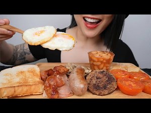 ENGLISH BREAKFAST (ASMR EATING SOUNDS) NO TALKING | SAS-ASMR