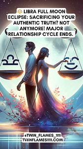 10K views · 76 reactions |  Twin Flames: Libra Full Moon Eclipse!⚖️ Where have you abandoned your truth? The universe is working to shift your situation, and your TF bond into harmony ❤️ But, the Eclipse may do this by cutting off what has been in the way... Stay strong! Cassady x PS: To discover more about this week's powerful energies, go to the Twin Flame Energy Forecast at TwinFlames1111.com/blog / link in bio @twin_flames_1111  | Twin Flames 11:11 | Facebook