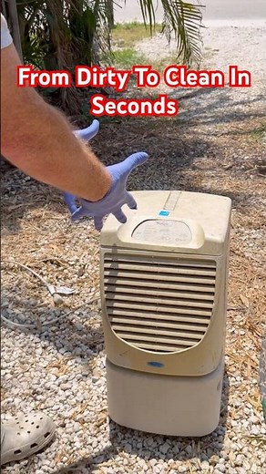 How to clean a dehumidifier. Easy way of how to Clean appliances #shorts