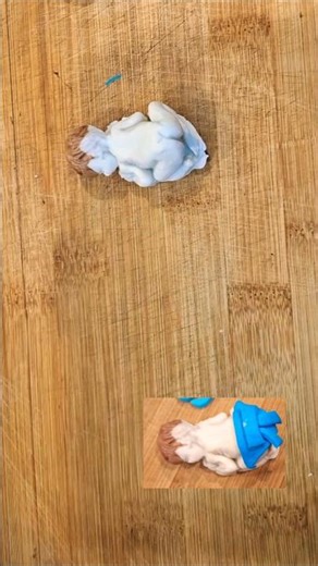 Don’t Blink! Newborn Baby Made & Dressed 👶✨ | Silicone Mould Magic #Shorts