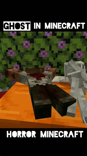 GHOST IN MINECRAFT 👻 herobrine in Minecraft 🔥#shorts #minecraft