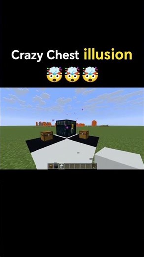 Crazy​ Minecraft​ chest​ illusion.