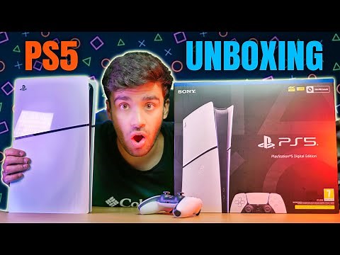 NEW PS5 Slim Unboxing & Setup (Digital Edition)