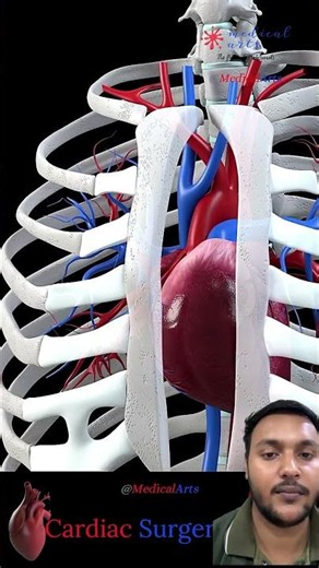 ❤️ How Heart Surgery Is Performed 🫀 | 3D Animation #Shorts