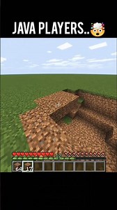 JAVA vs BEDROCK: Fill Hole Challenge! 🏆 (Who’s Faster?)