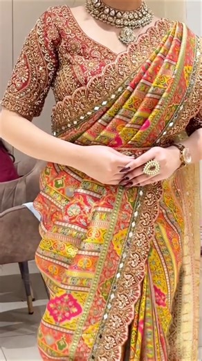 ✨♥️New Trendy Party Wear Saree Design 2025 | ✨Beautiful Saree Design✨#youtub#jhalakwithideas