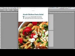 Making a Fixed Layout ePub from Recipes