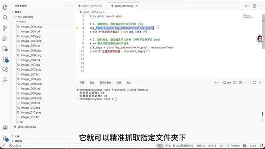 glob别再手动数图片了！Python 一行代码抓取万级数据集