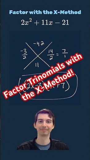 Factor Trinomials with the X-Method!