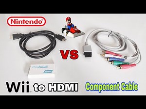 Wii to HDMI VS Component Cable mana yang lebih baik?