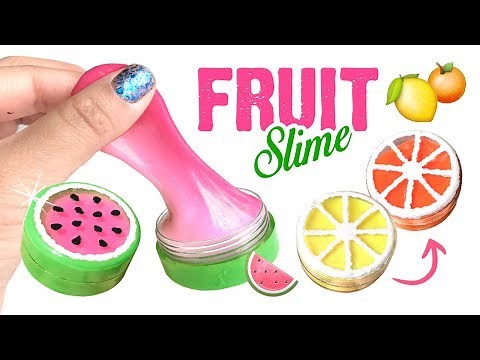 DIY COLOR-CHANGING Fruit Slime!! Easy Summer DIY & Slime Hacks!