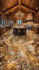 Epic Gold Marble Resin Floor Installation | Crystal & Stone Resin Art ✨ | Interiors in Motion