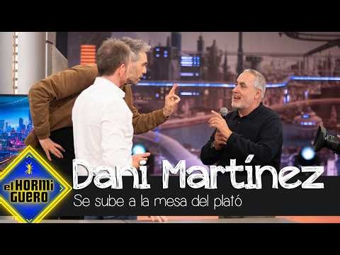 Dani Martínez acaba subido a la mesa con "bronca" de Jorge Salvador - El Hormiguero