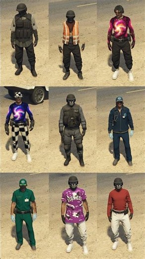 Some of my Modded outfits gta5