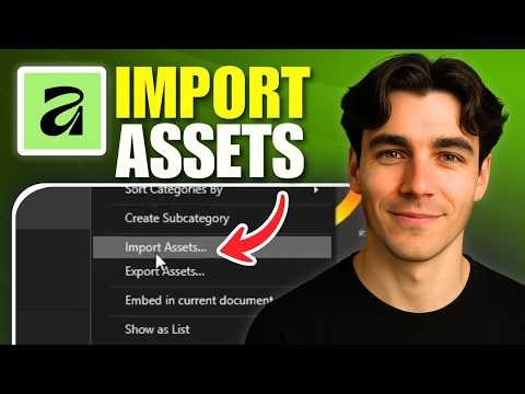 How To Import Assets In Affinity Designer (Tutorial 2026)