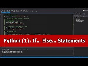 Python Tutorial for Beginners: If Else Statements