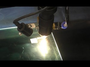 How to engraving in glass with a 100 watt laser