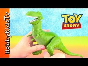 Disney Toy Story Dinosaur Rex. Deluxe Moveable [Toy Review] [Box Opening]